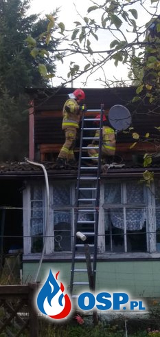 Pożar w budynku przy ulicy Żeromskiego OSP Ochotnicza Straż Pożarna