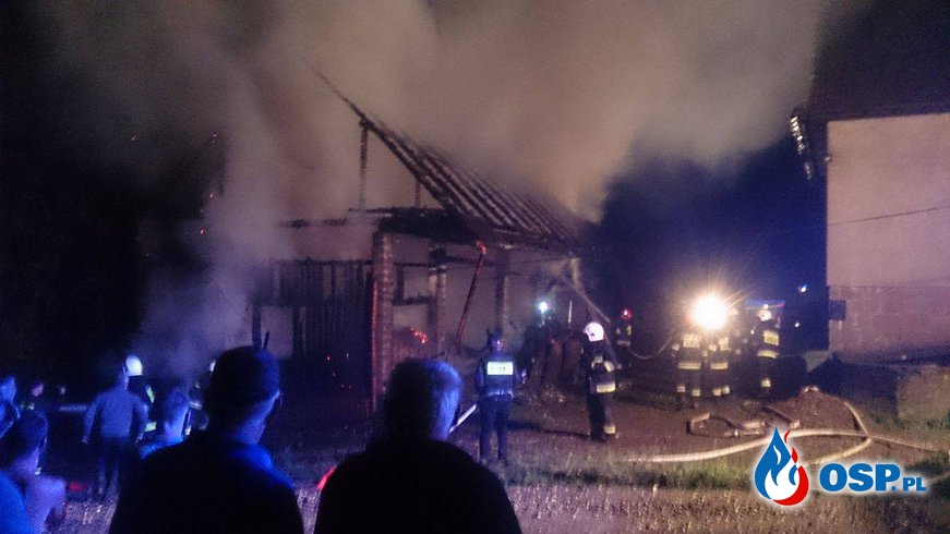 Pożar stodoły w Sułkowicach OSP Ochotnicza Straż Pożarna