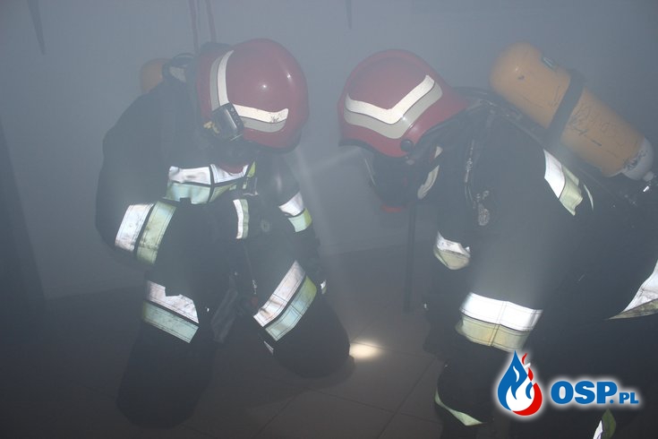 Ćwiczenia pracy w strefach zadymionych, 11.02.2015r. OSP Ochotnicza Straż Pożarna