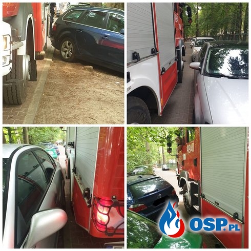 Dojazd strażaków do akcji wydłużył się czterokrotnie! Wszystko przez wygodnych kierowców. OSP Ochotnicza Straż Pożarna