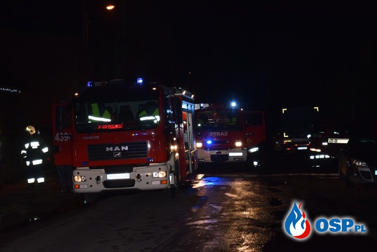 Pożar w sylwestrową noc OSP Ochotnicza Straż Pożarna