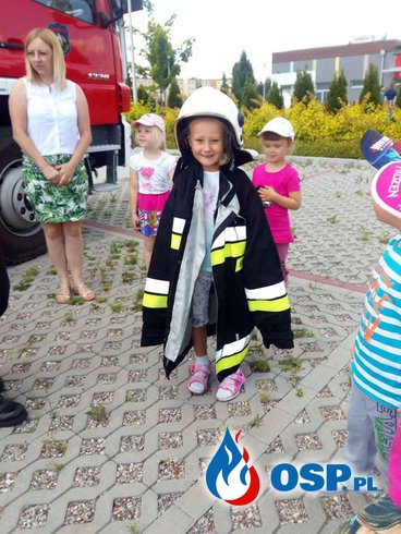 Strażacy odwiedzili dzieci w Przedszkolu Amica Kids OSP Ochotnicza Straż Pożarna