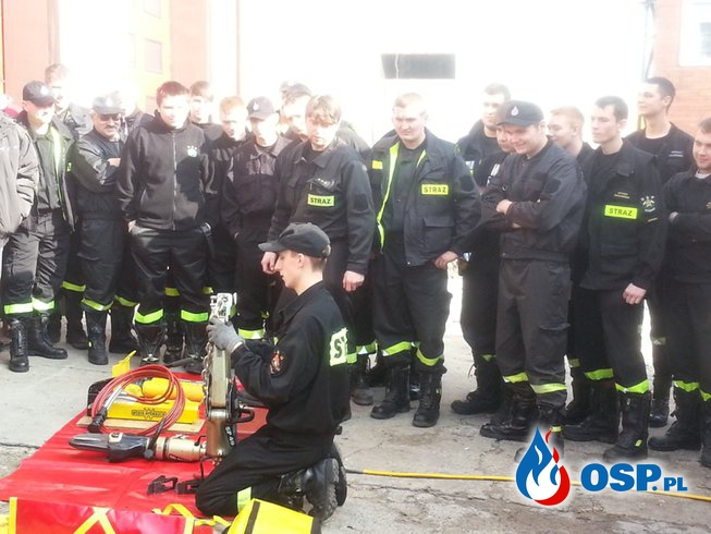 Szkolenie z zakresu ratownictwa technicznego. OSP Ochotnicza Straż Pożarna