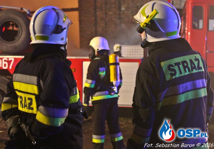 Spłonęło 300 ton siana i słomy OSP Ochotnicza Straż Pożarna