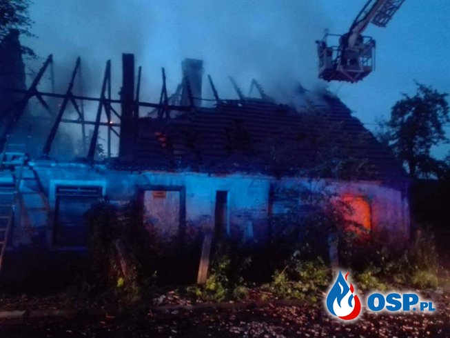 05.07.2017 Pożar pustostanu Iłowa OSP Ochotnicza Straż Pożarna