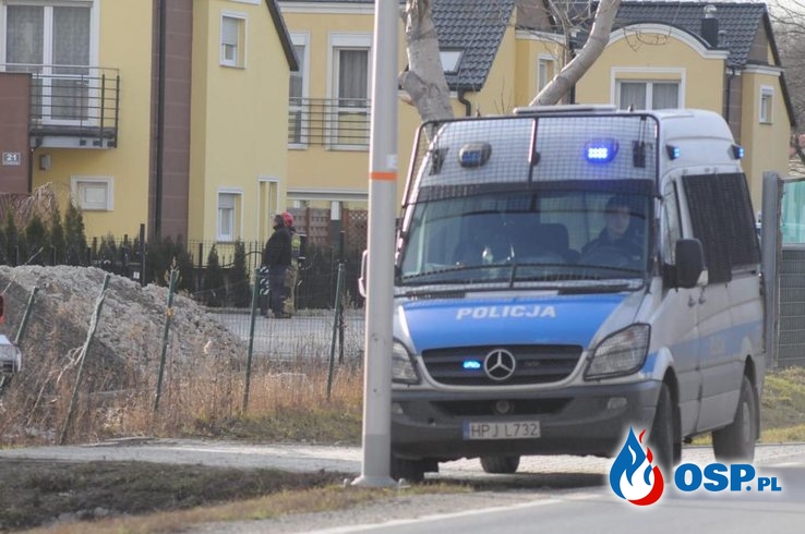 Robotnicy uszkodzili gazociąg w Opolu. Ewakuowano pracowników. OSP Ochotnicza Straż Pożarna