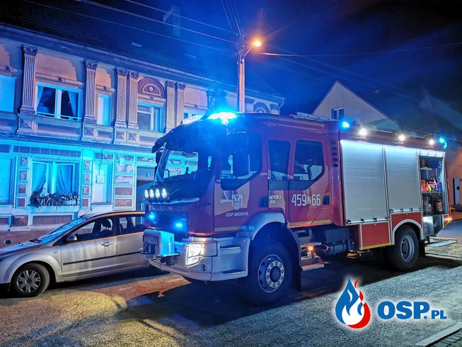 Pożar w Moryniu OSP Ochotnicza Straż Pożarna