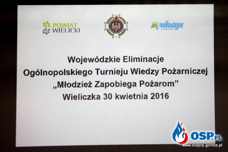 Eliminacje Wojewódzkie Ogólnopolskiego Turnieju Wiedzy Pożarniczej woj. małopolskiego OSP Ochotnicza Straż Pożarna