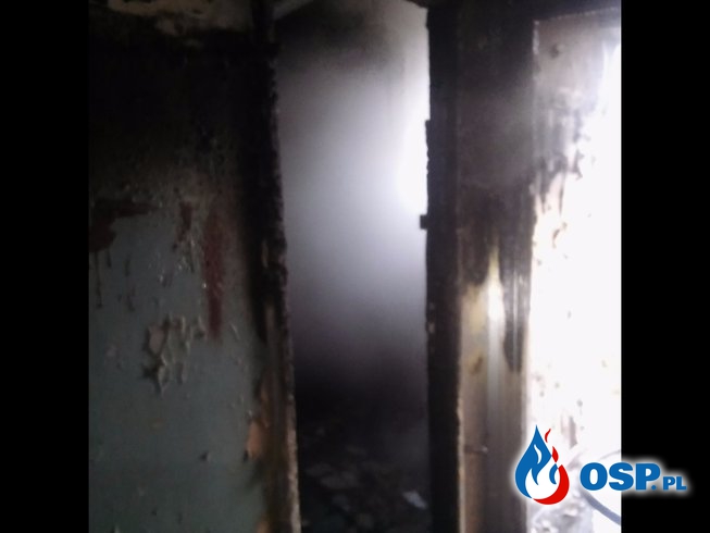 Pożar pustostanu OSP Ochotnicza Straż Pożarna