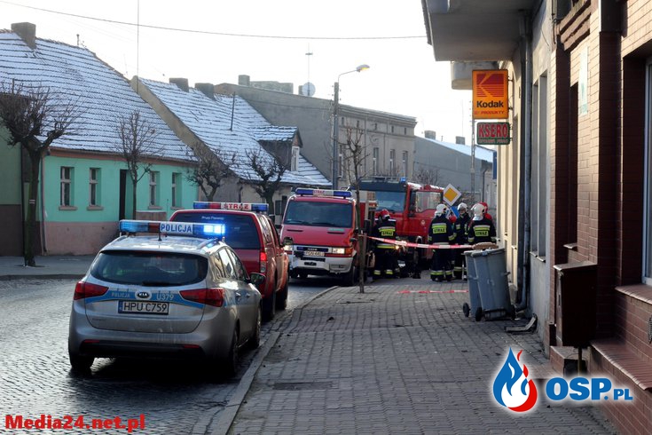 Podejrzana paczka na trzemeszeńskiej poczcie!!! OSP Ochotnicza Straż Pożarna