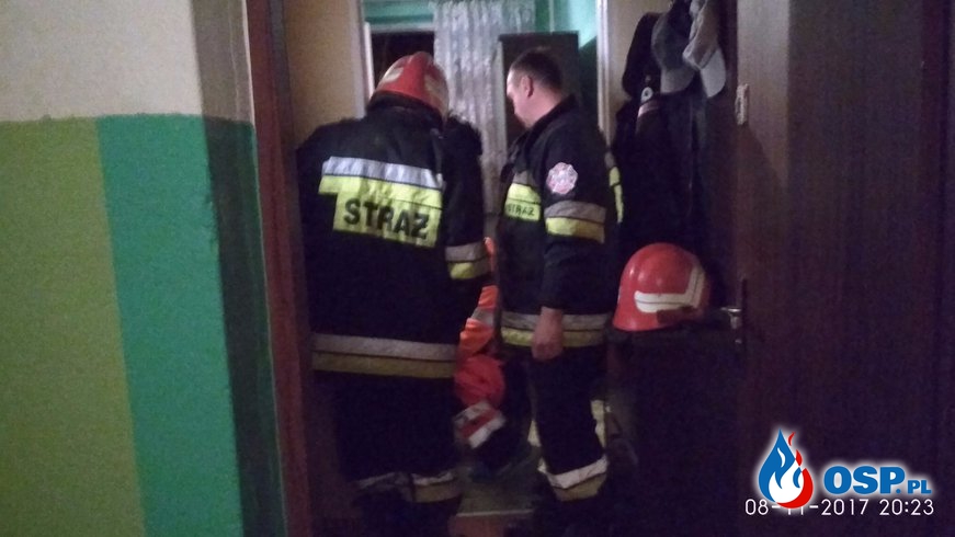 08-11-17 godz. 20:07 Mężczyzna zamknięty w mieszkaniu OSP Ochotnicza Straż Pożarna