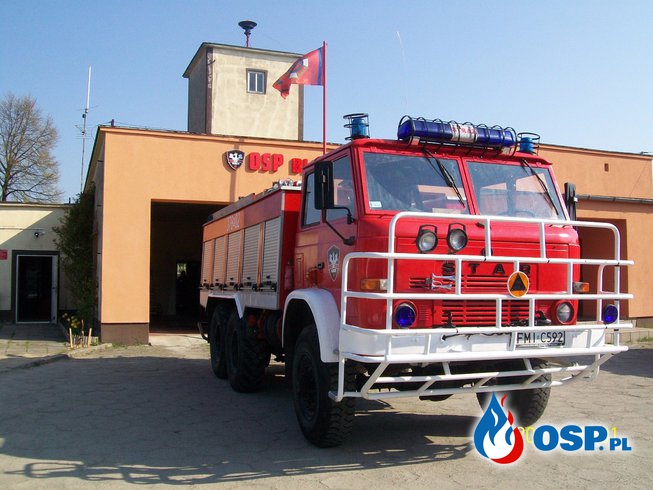 Pożar komina OSP Ochotnicza Straż Pożarna
