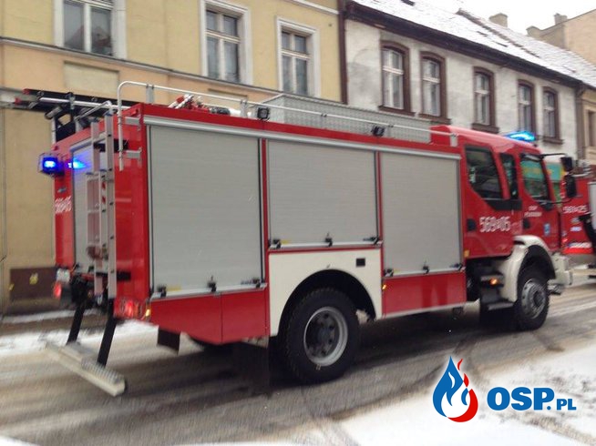 Wybuch pieca w centrum Pleszewa OSP Ochotnicza Straż Pożarna