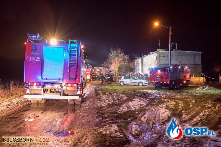 Wybuch gazu w budynku wielorodzinnym w Gierałcicach OSP Ochotnicza Straż Pożarna