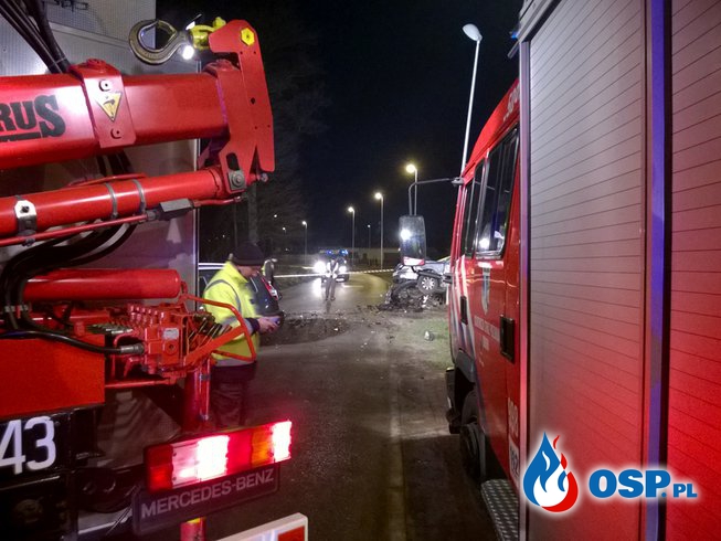 Poważny wypadek w Dobrej OSP Ochotnicza Straż Pożarna