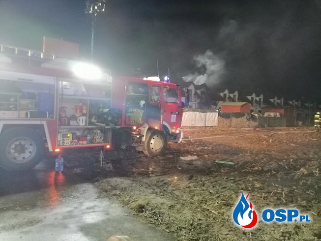 Pożar szeregowca w Brodowie OSP Ochotnicza Straż Pożarna