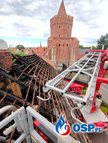 167/2021 Pożar pustostanu w Trzcińsku OSP Ochotnicza Straż Pożarna