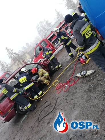 Ćwiczenia z zakresu ratownictwa technicznego OSP Ochotnicza Straż Pożarna