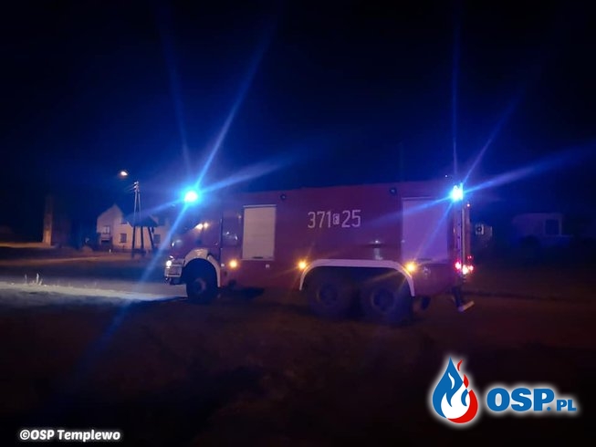 Nowa Wieś pożar przewodu kominowego OSP Ochotnicza Straż Pożarna