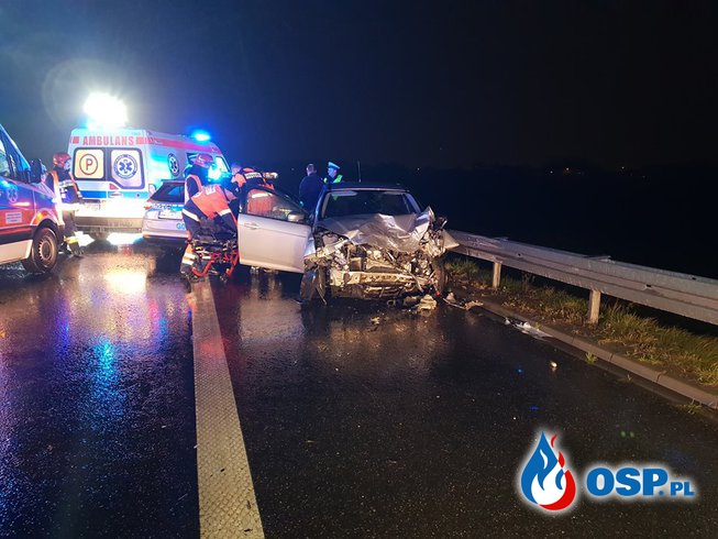 Tragiczny wypadek na autostradzie A4 ! OSP Ochotnicza Straż Pożarna