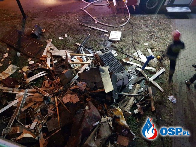 Pożar w budynku wielorodzinnym w Rybniku. Ewakuowano 14 osób! OSP Ochotnicza Straż Pożarna