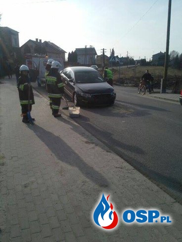 Stłuczka samochodów w Przecławiu! OSP Ochotnicza Straż Pożarna
