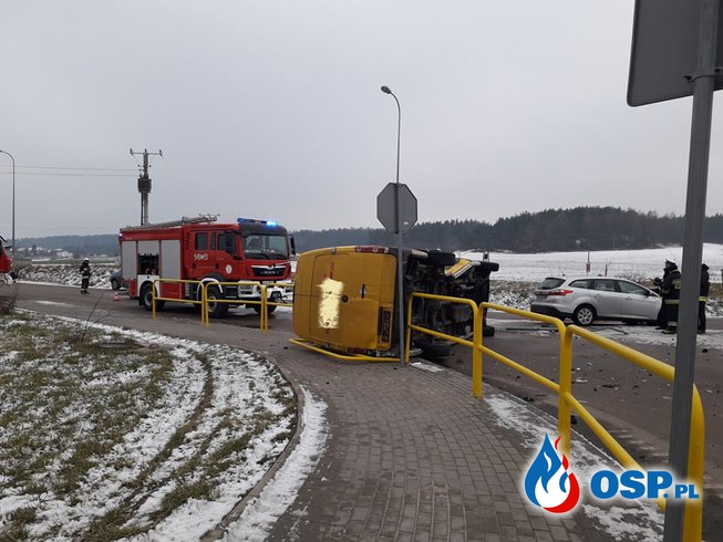 Wypadek Opalenie 05.02 OSP Ochotnicza Straż Pożarna