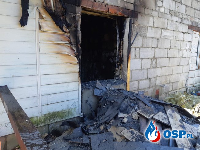 Strażak OSP stracił dom w pożarze. Potrzebna pomoc. OSP Ochotnicza Straż Pożarna