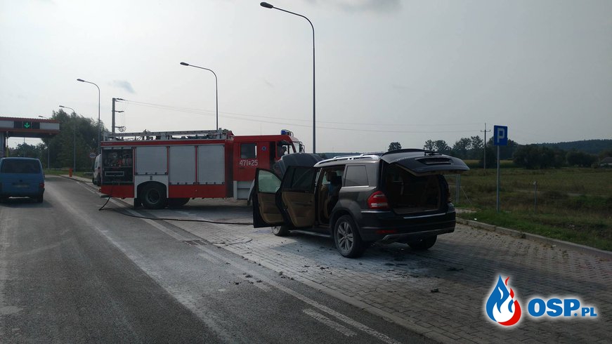 Pożar samochodu przy A2! 25.08.2017 OSP Ochotnicza Straż Pożarna