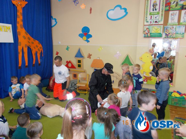 Z wizytą u przedszkolaków OSP Ochotnicza Straż Pożarna