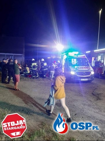 4 osoby w szpitalu po wybuchu w Szadzku. Eksplodowała butla z gazem. OSP Ochotnicza Straż Pożarna