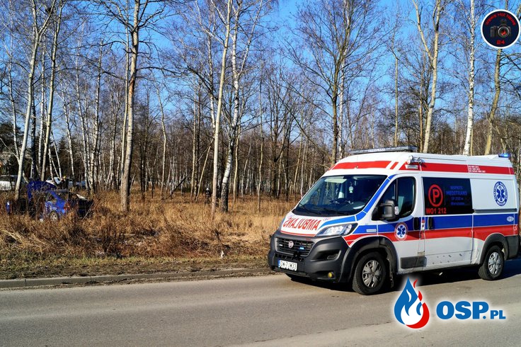 Pijany kierowca spowodował groźny wypadek pod Warszawą. Miał aż 3 promile alkoholu! OSP Ochotnicza Straż Pożarna
