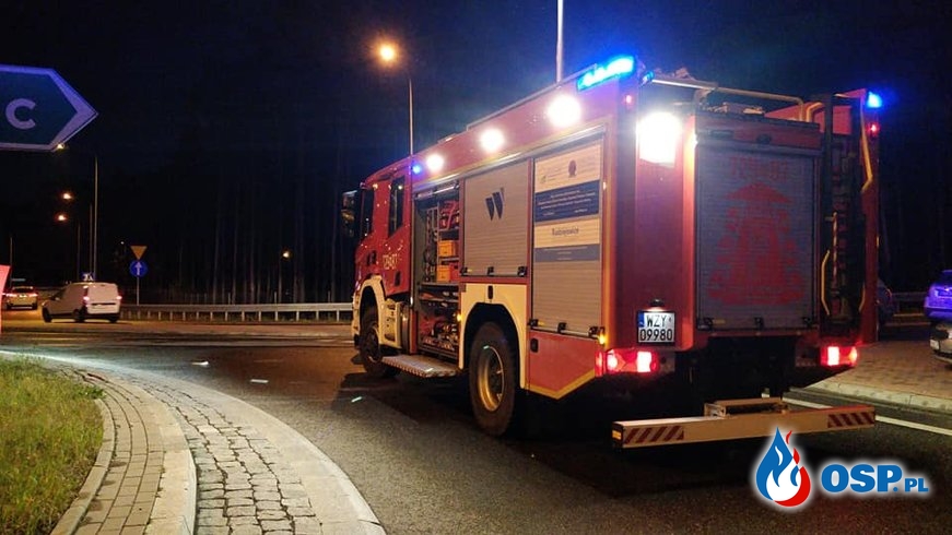 31-letni motocyklista zginął w wypadku OSP Ochotnicza Straż Pożarna