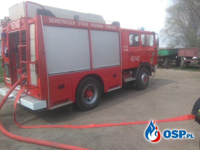 Pożar stogu w Perzowie OSP Ochotnicza Straż Pożarna