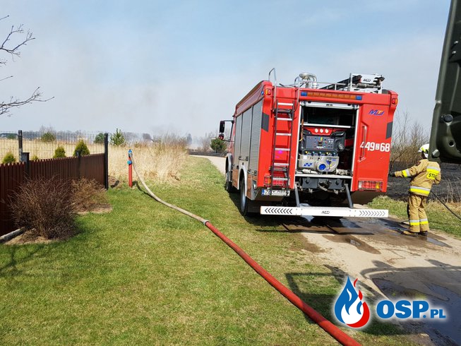 Pożar Złomowiska w Trzebiatowie OSP Ochotnicza Straż Pożarna