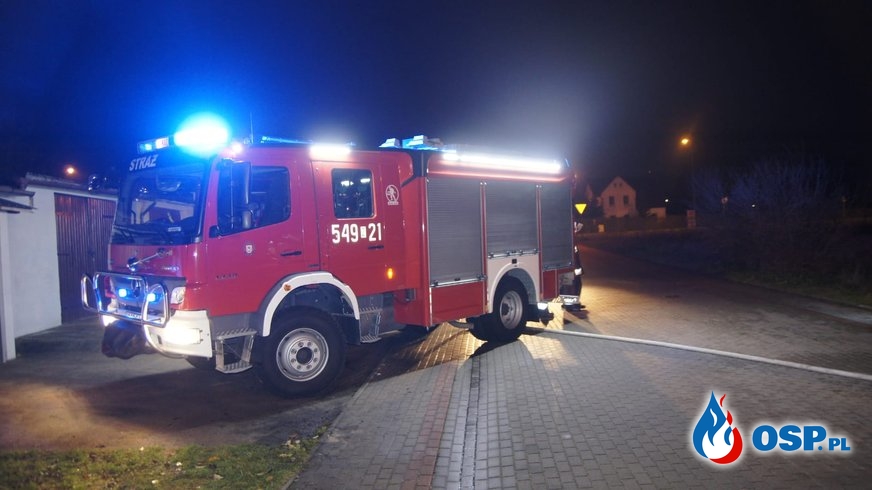 Biały Bór Pożar Busa OSP Ochotnicza Straż Pożarna