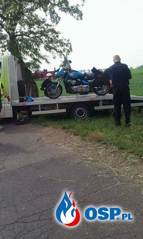 !!! Wypadek motocyklisty - poszukiwania !!! OSP Ochotnicza Straż Pożarna