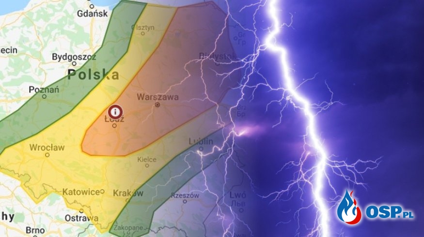 Zmiany w pogodzie – możliwe burze i porywisty wiatr OSP Ochotnicza Straż Pożarna