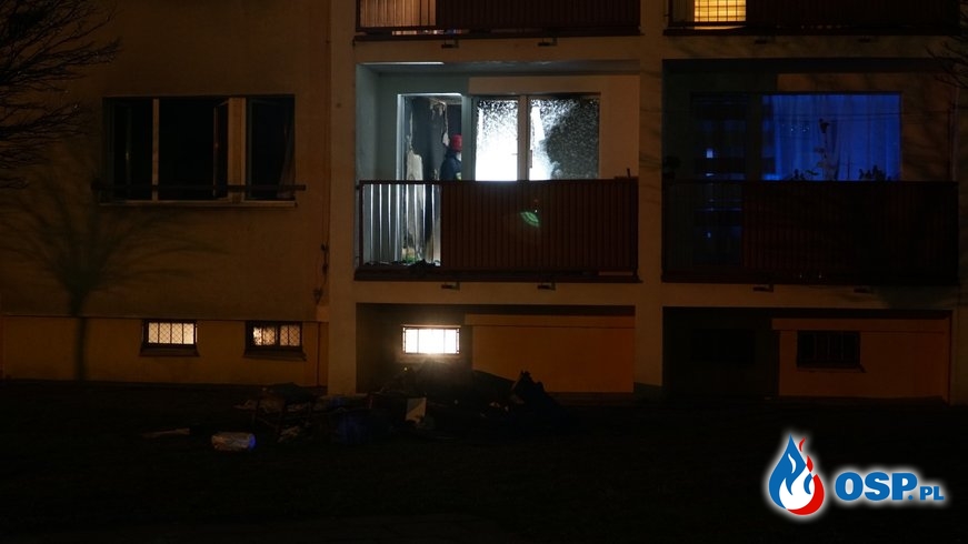 Pożar mieszkania na jednym z osiedli w Opolu. OSP Ochotnicza Straż Pożarna