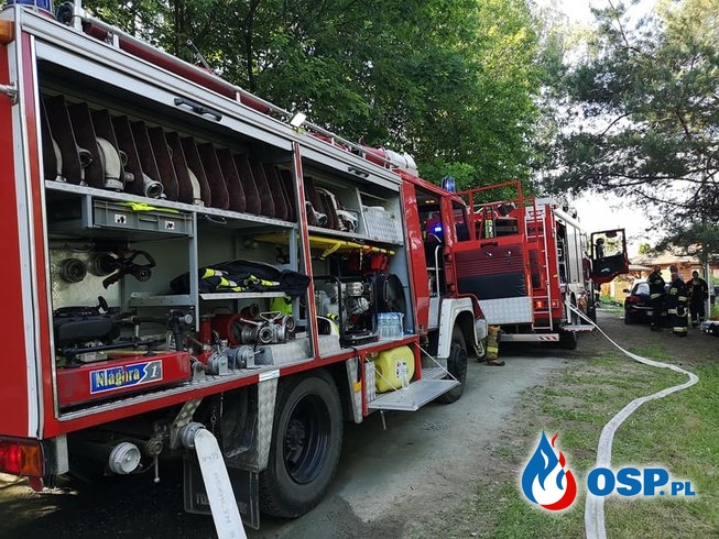 Strażak ranny podczas akcji gaśniczej w Głuchołazach OSP Ochotnicza Straż Pożarna