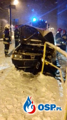 Wypadek drogowy - 19.04.2017 - Godz.3.40 OSP Ochotnicza Straż Pożarna