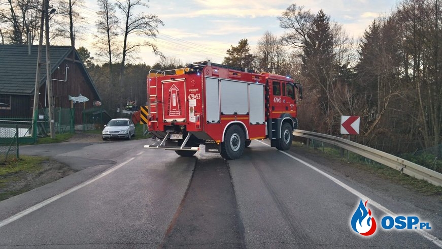 Wypadek dwóch tirów na Fryszerce OSP Ochotnicza Straż Pożarna