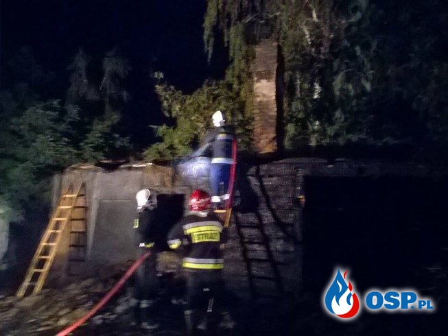 Pożar budynku mieszkalnego Anielówka (Stawik) OSP Ochotnicza Straż Pożarna