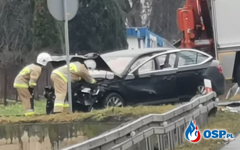 Tragiczny wypadek pod Opolem. Dwie osoby zginęły. OSP Ochotnicza Straż Pożarna