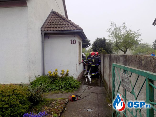 O krok od tragedii - pożar kotłowni OSP Ochotnicza Straż Pożarna