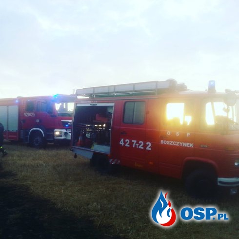 Pożar ścierniska OSP Ochotnicza Straż Pożarna