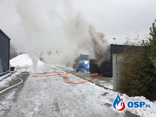 Szkolenie z gaszenia pożarów wewnętrznych OSP Ochotnicza Straż Pożarna