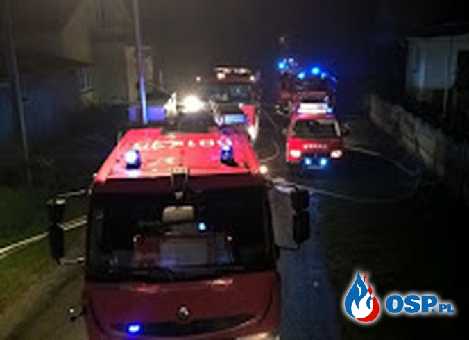 Interwencja 4/2016 Pożar domu jednorodzinnego w miejscowości Gulzów OSP Ochotnicza Straż Pożarna