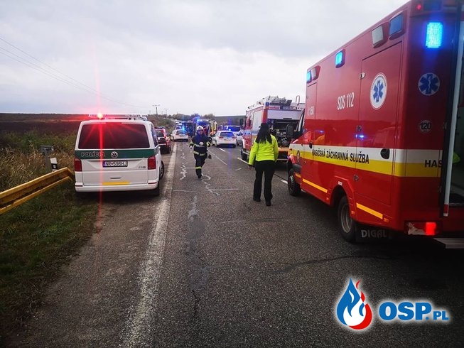 13 osób zginęło w wypadku autokaru na Słowacji. Wśród ofiar są dzieci. OSP Ochotnicza Straż Pożarna