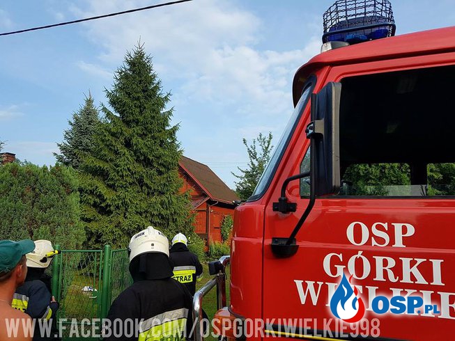 Usuwanie skutków nawałnicy OSP Ochotnicza Straż Pożarna